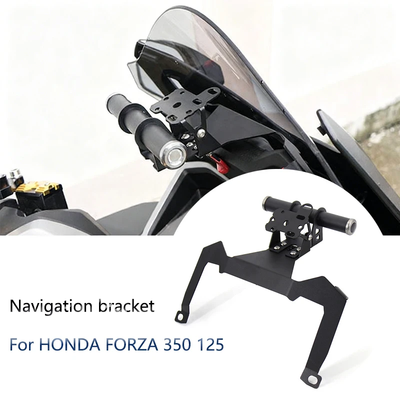 Motorcycle Front Phone Stand Holder GPS Navigaton Plate Bracket For Honda Forza 350 Forza 125 Forza350 Forza125 2021 2022