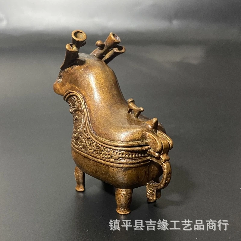 Peaceful and Auspicious Double Fish Plum Vase with Phoenix Bird Pattern