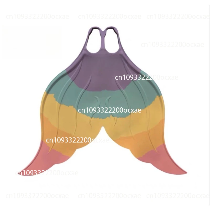 

Mermaid Fins Flippers Diving Single Webbed Mermaid Tail Training Children Frog Shoes Aquarium Performance
