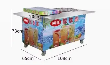 Summer Slush Machine Fruit Ice Water Mobile Stall Commercial Use