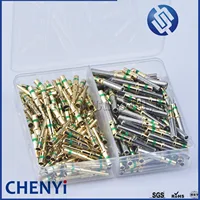 50/100 Uds Deutsch DT serie 1,5mm Pin macho hembra 0460-215-1631 0462-209-1631 terminales sólidos de engarce de acero inoxidable chapado en oro