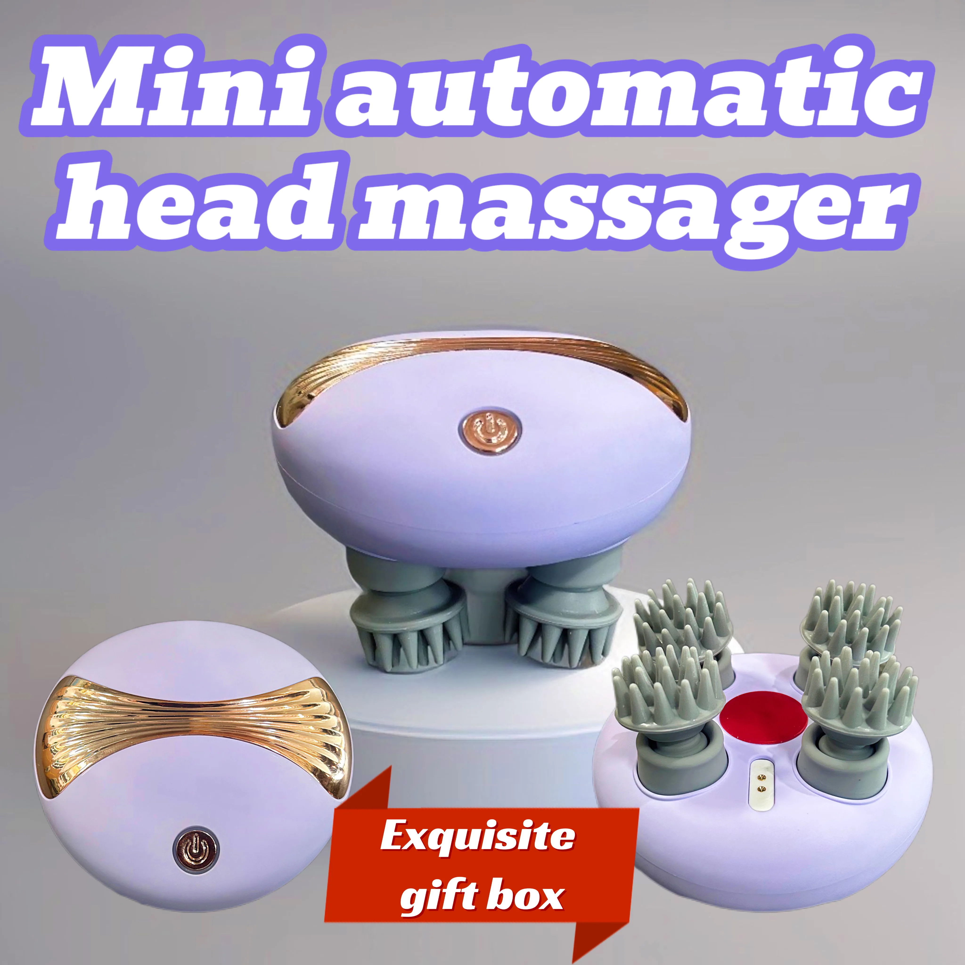 Mini Massager tools Scalp massage Infrared light massage scalp  dandruff removal, muscle massage