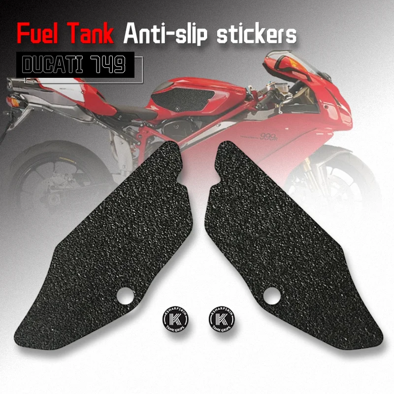 

High Quality Motorcycle Fuel Tank Traction Pad Decals Side Knee Grip Anti Slip Protection Stickers For 749 2003-2004 2005 2006