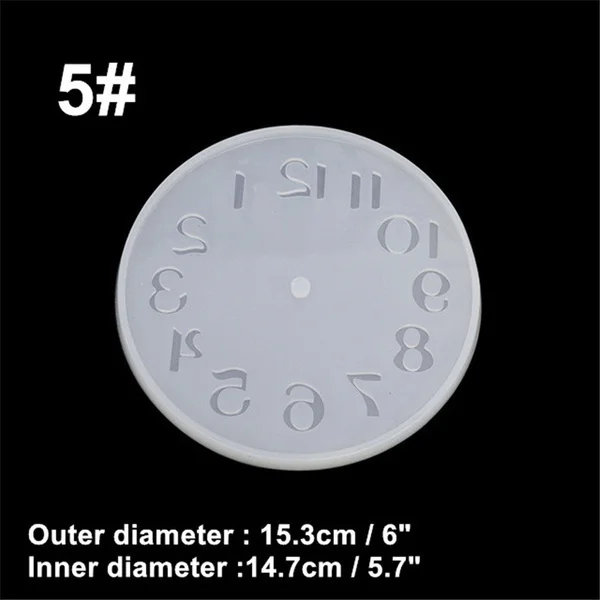 1pc Stille Uhr Bewegung Silikon Form Uhr Für Schmuck Uhr Harz Silikon Form Werkzeug DIY Epoxy Harz Formen DIY Zubehör