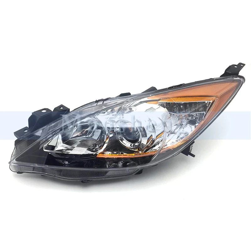 Manual Adjustment Left/Right Front Bumper Headlight Headlamp For Mazda 3 BL 2007-2011 Head Light Head Lamp