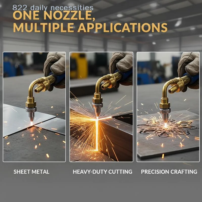 Split Design G07 Propane LPG Cutting Nozzle Tips 30/100/300 Sizes 1-4# for Outdoor Metal Construction Cutting Operations