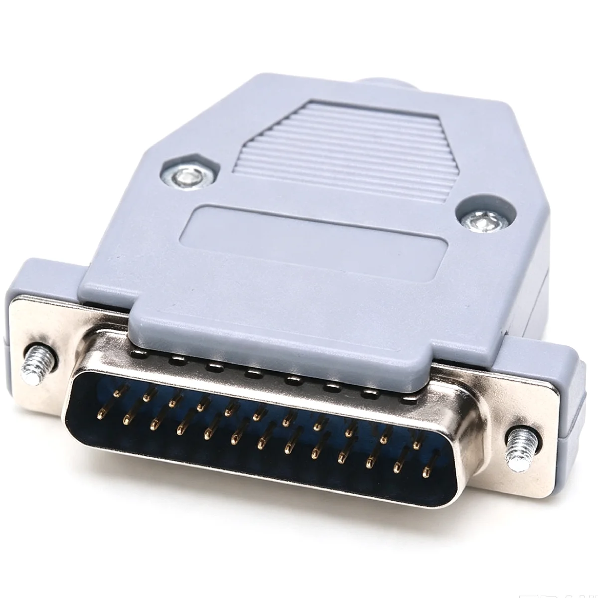 10PCS Welding Wire type DB25 25-Pin Parallel Port Male/Female + plastic Shell white Glue two-row DB plug Connector