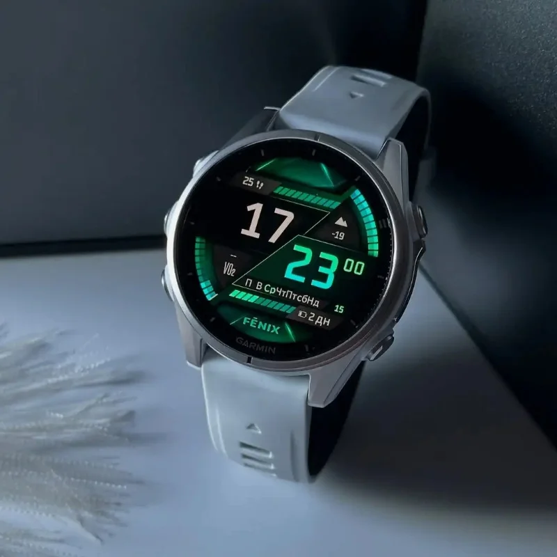 100% Фирменная Новинка Garmin Fenix 8 с сапфировым стеклом, спортивные часы, встроенный светодиодный фонарик, умные часы для пешего туризма, бега, марафона, 10 атм