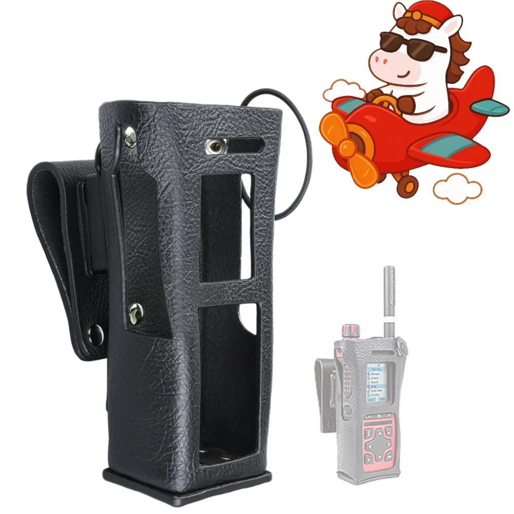 

2026 NEW Walkie-Talkie Hard leather Carry Case for Motorola MTP8550 MTP8550Ex MTP8500Ex Series ATEX Radios Protective Cover