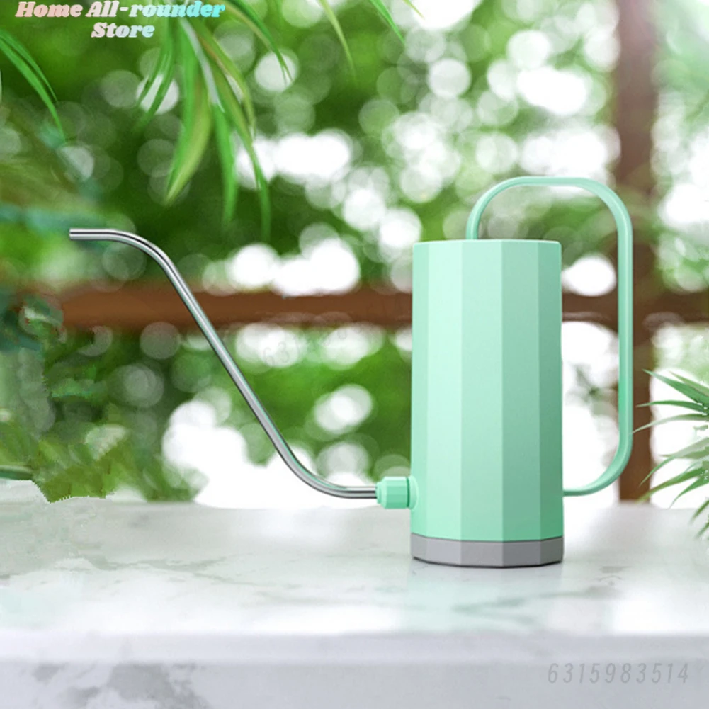 1000 مللي مسقاة النباتات الفولاذ المقاوم للصدأ منحني الفم منحني الفم مسقاة فوهة المنزلية القابلة للإزالة ل بونساي عصاري