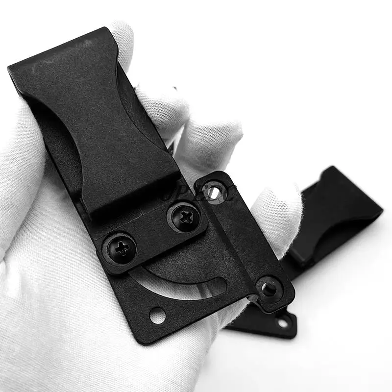 With 2 Sets Of Screws Nylon Plastic Knife Sheath Making Accessories Belt Clip K Sheath Accessories DIY Sheath Plastic Belt Clip