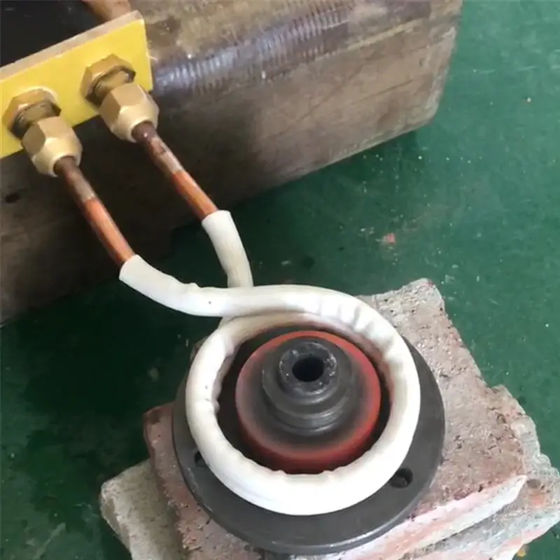 M18X1.5 O-Shaped round Copper Induction Heating Coil Head for Flat Welding Brazing Melting Metalworking - Heating Head