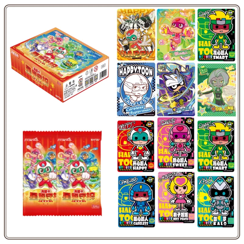 Caja Original Kayou Happy Superman Alliance Star Guardian Collection Card Stardust Pack Card Peripheral Collection Card Gift