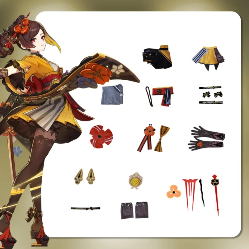 أزياء جديدة لعام 2025 أزياء تنكرية للعبة أزياء نسائية Inazuma مصمم أزياء Chiori شعر مستعار كوسبلاي ☆ ★ ee ☆ ★