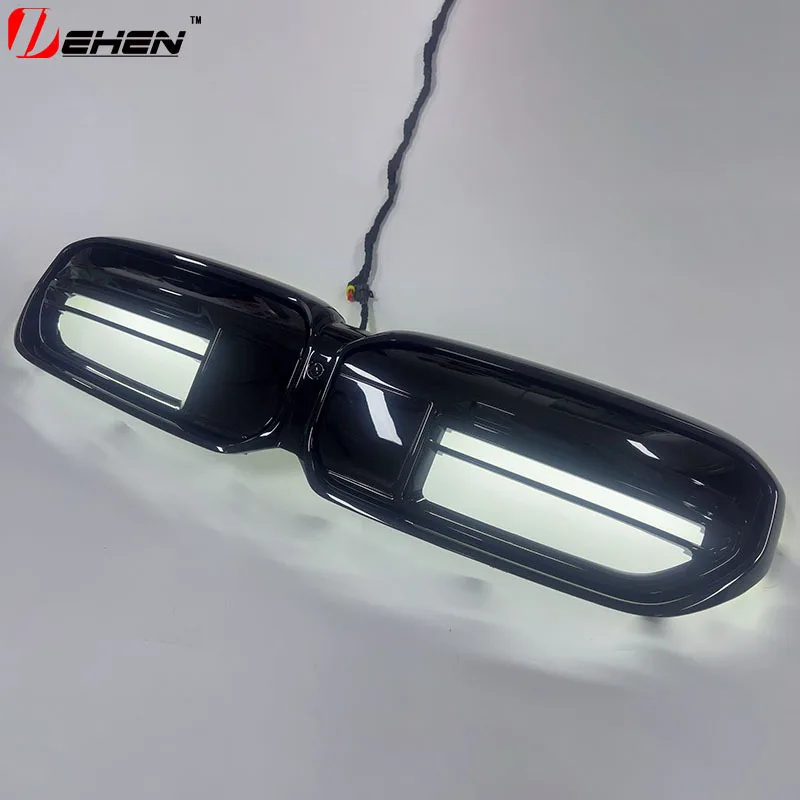 

Suitable for BMW G30 F90 LCI modified G60 G68 M5 black/true carbon fiber luminous medium mesh grille