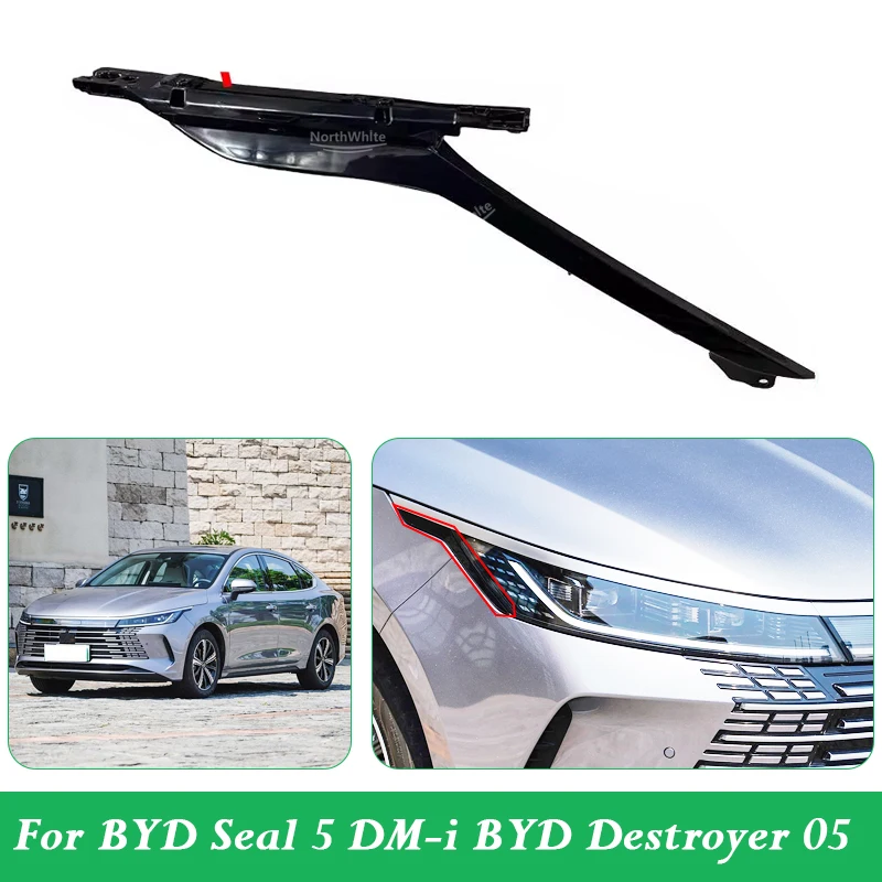 

Front Bumper Headlight Trim For BYD Seal 5 DM-i BYD Destroyer 05 Daytime Running Lamp Trim Strip