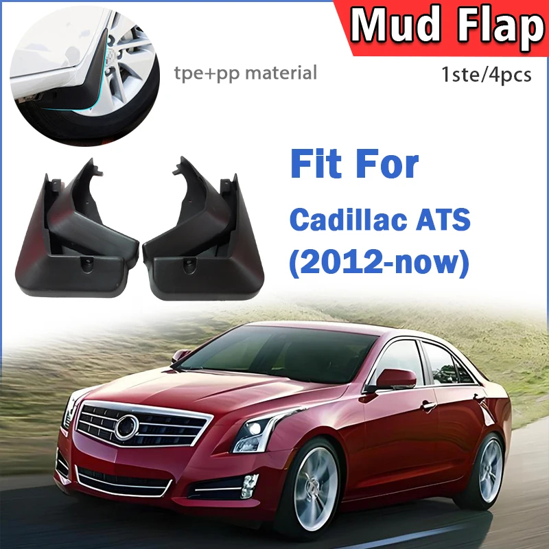 

For Cadillac ATS Mud Flap Guards Splash Mudguard Fender Mudflaps Car Accessories 4pcs 2012 2013 2014 2015 2016 2017 2018 2019