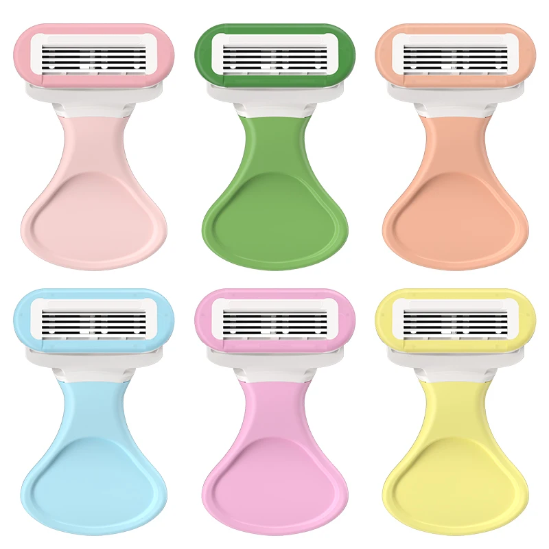 

Top Reusable Small Safety Portable Travel Mini Smooth Painless Bikini Body Stainless Steel 4 Blade Safety Shaving Women Razor