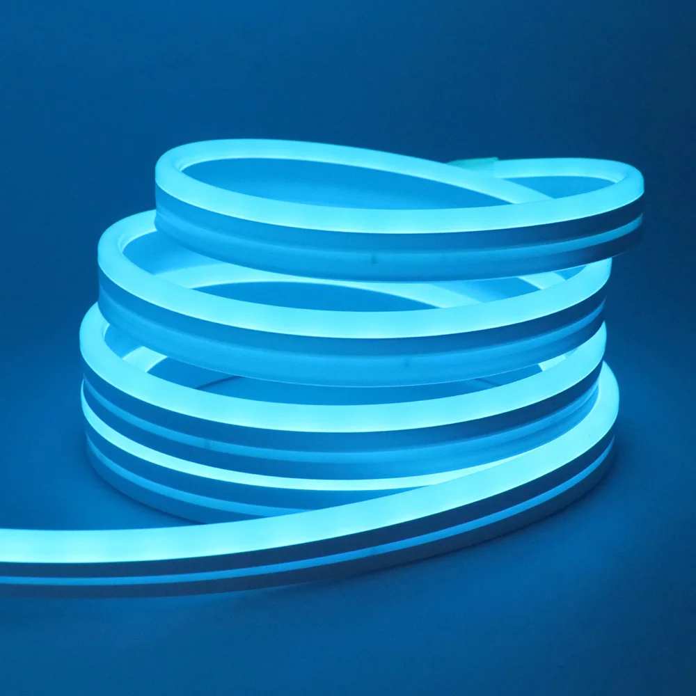 EU-Stecker DC24V 3535 RGB Neon LED-Streifen 5/10/15/20/30M Bluetooth Musik-Sync Wasserdichtes Neon-Seil-Licht für Innen- und Außendekoration – Detail 15