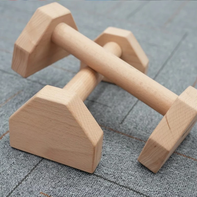 

Durable Mini Parallel Beech Wood Push Ups Inverted Bar Push Ups for Strength Training