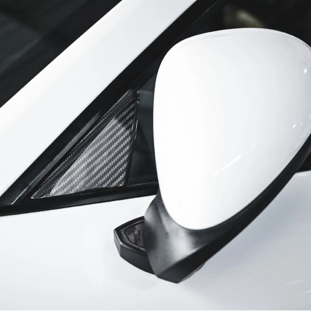 For 12-19 Porsche 911 991 Dry Carbon Replacement, Carbon Fiber Window Triangles