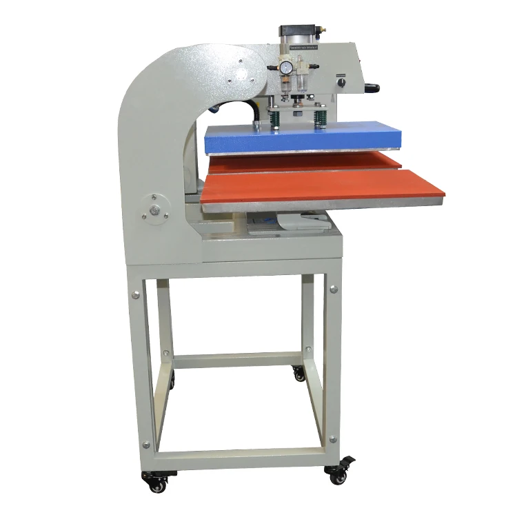 Manufacturers For Textil Sublimation 38*38 Pneumatic Two Station Complete Ustome Shirts Termopress Heat Press Machines