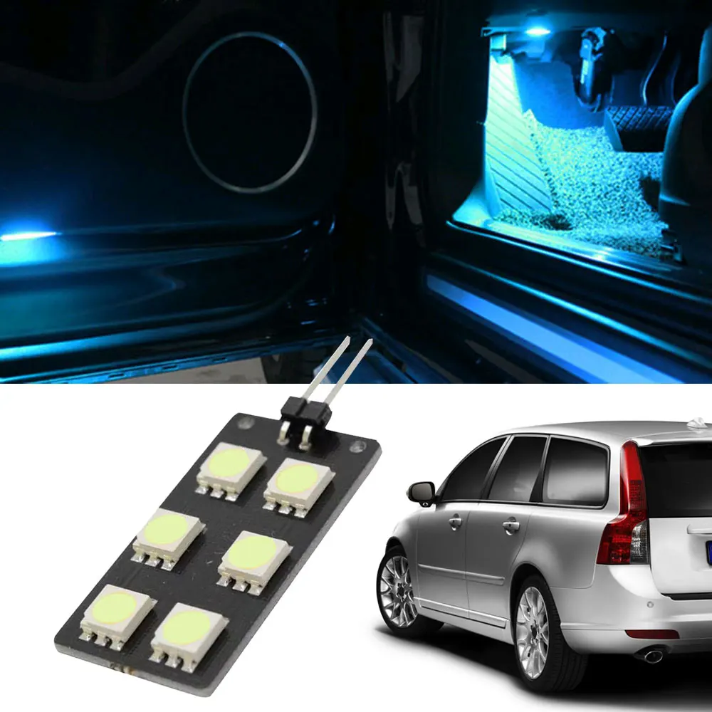 

Universal 12V CANBUS Error Free 5050-SMD 6 LED Car Interior Footwell Light Car Accessories for Audi A4 S4 B8 2008-2015