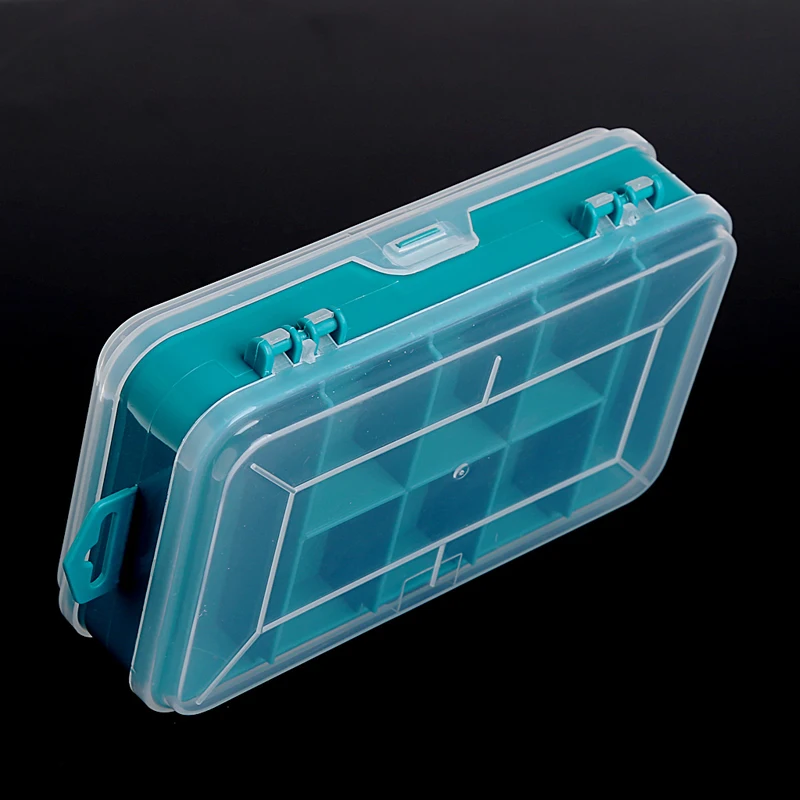 Tool Box Transparent Double-Side Multifunctional Storage Tool for Case Plastic f