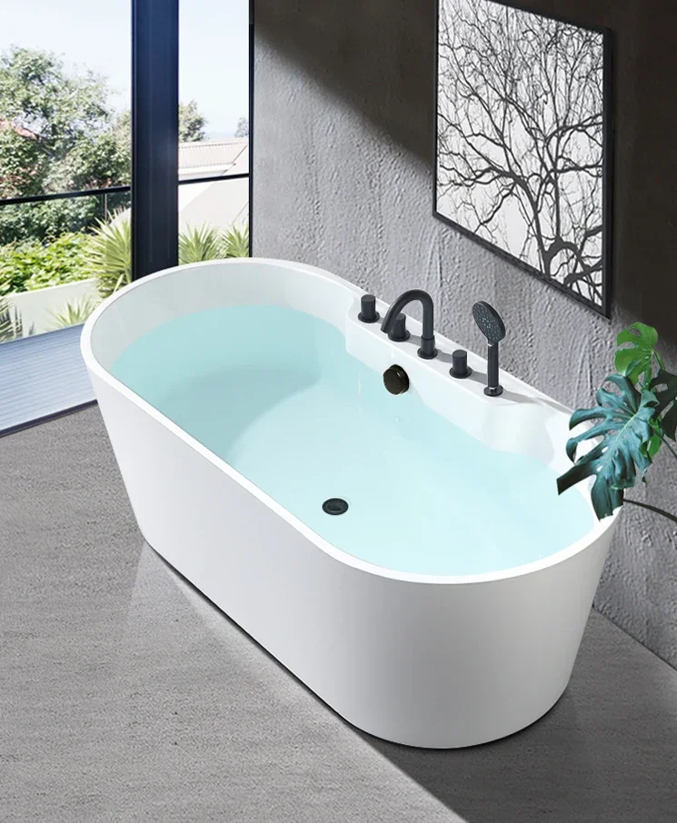 

Independent acrylic household adult internet celebrity bathtub princess bathtub bath tub thermal insulation