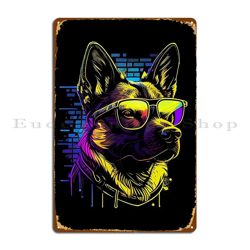 Belgian Malinois Dog Breed Malinois Lovers Artfeel1 Metal Sign Club Party Club Bar Designer Wall Plaque Tin Sign Poster