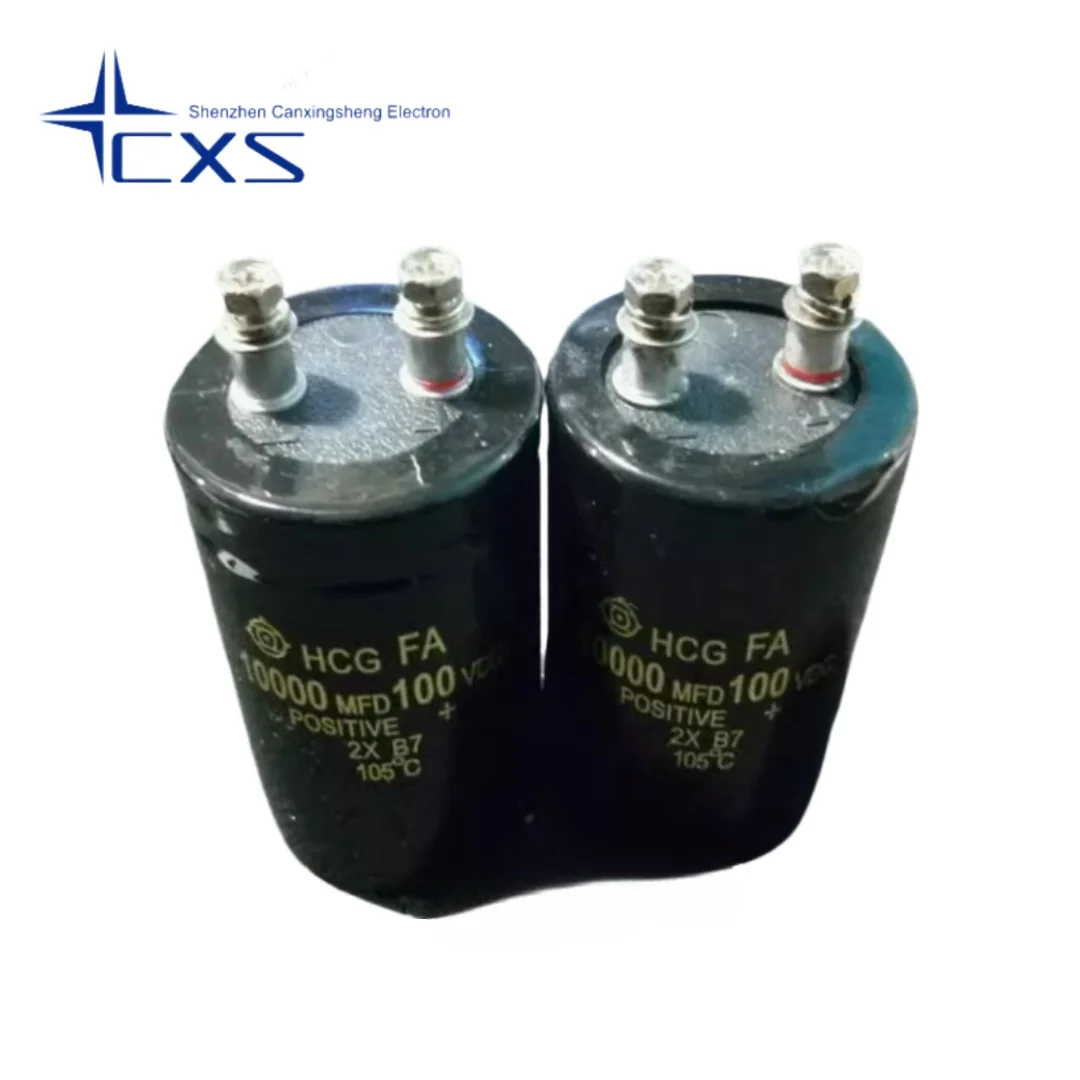 100V10000UF Hitachi Screw Leg Electrolytic Capacitor 100VDC10000MFD 10000UF100V Volume 50*80 50*105