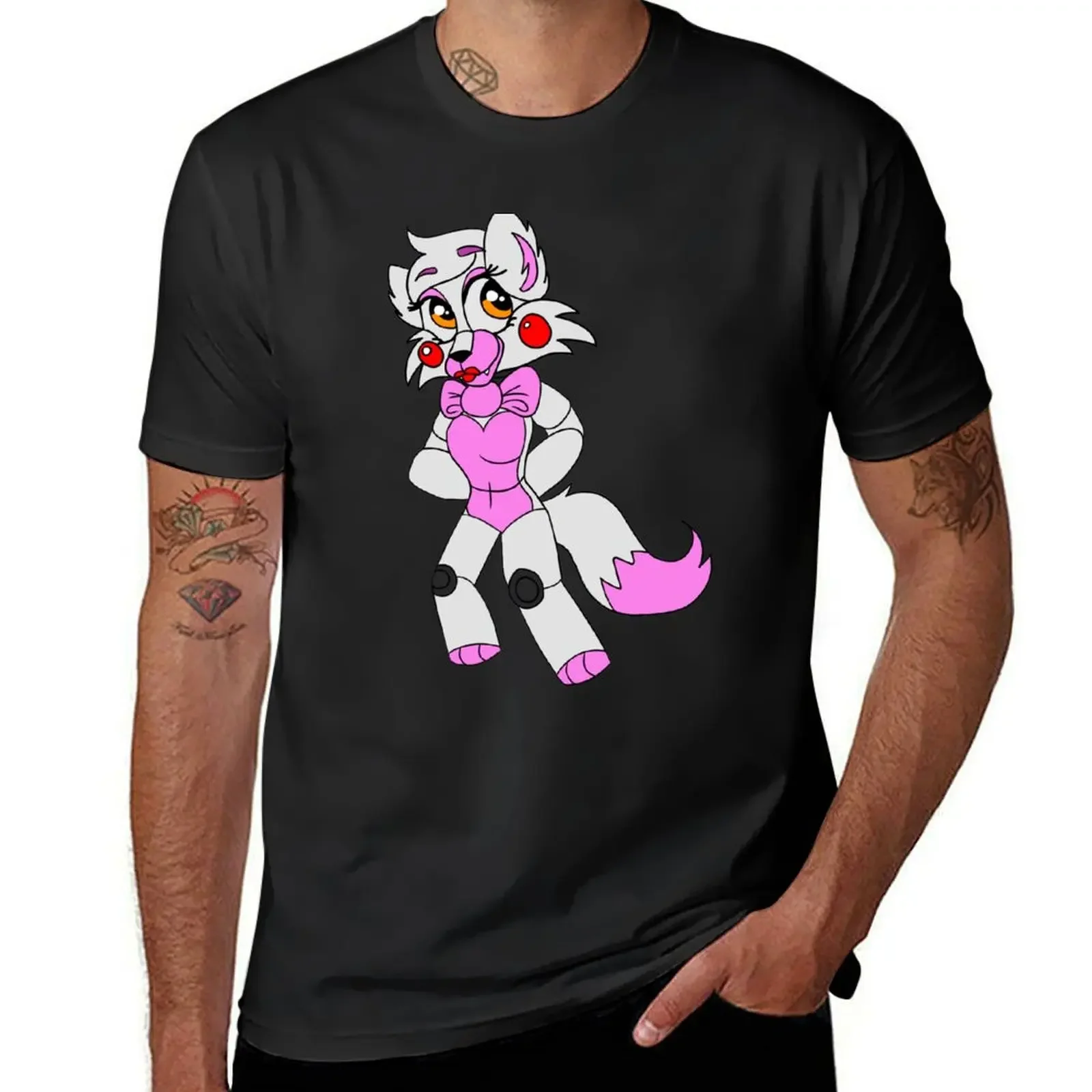 

FNaF: Cute Mangle T-Shirt anime shirt valentines boutique clothes customs design your own sweat men t shirts