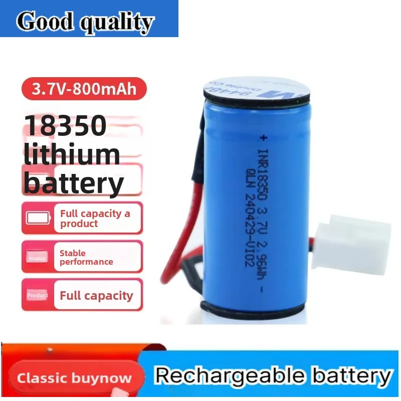 18350 Lithium Battery 3.7V 800mAh for Juice Cup Juicer Flashlight Wall Hanging Machine Power Battery