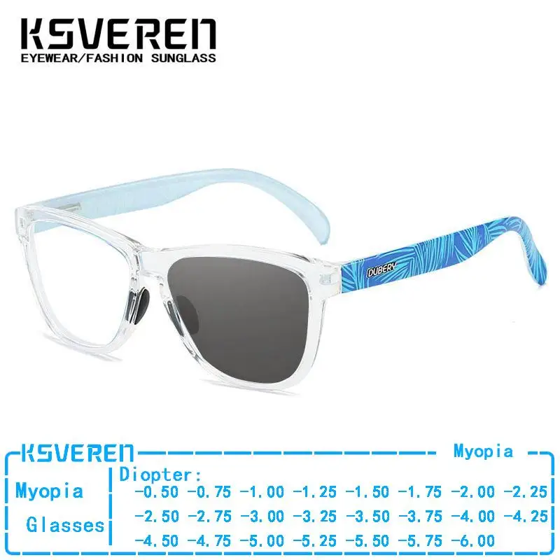 

Sport Photochromic Myopia Glasses Men Clear Prescription Nearsighted Eyewear Women Outdoor Discolour Driving Optical Glasses