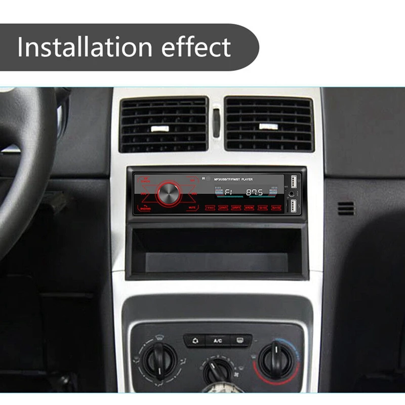 

Автомагнитола 1 DIN, автомагнитола с Bluetooth, USB, SD, AUX, FM, mp3-плеером, компьютером