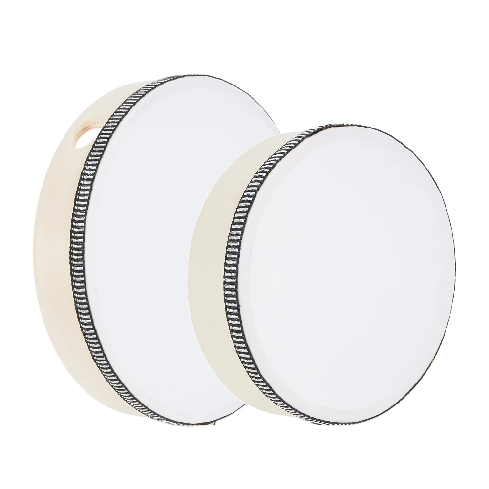 Wood Frame Drum 6 8 10 Inches Hand Drum Tambourine For Kids Music Enlightenment Instruments Accessories Drum Set