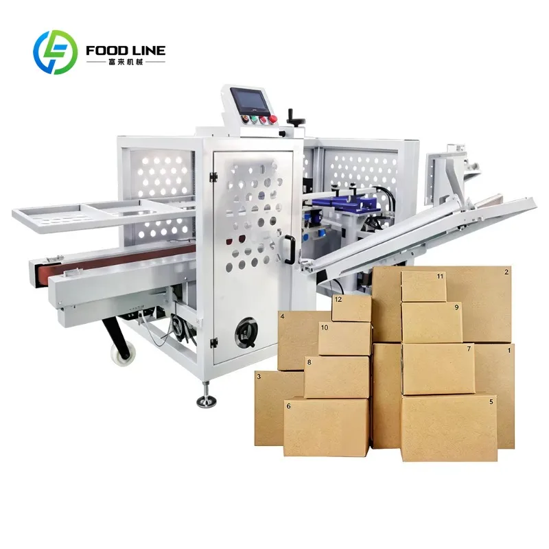 Picture 3: Customized Automatic High Efficiency Servo PLC Industrial Warehouse Logistics Case Opener 5-25 Boxes/Min