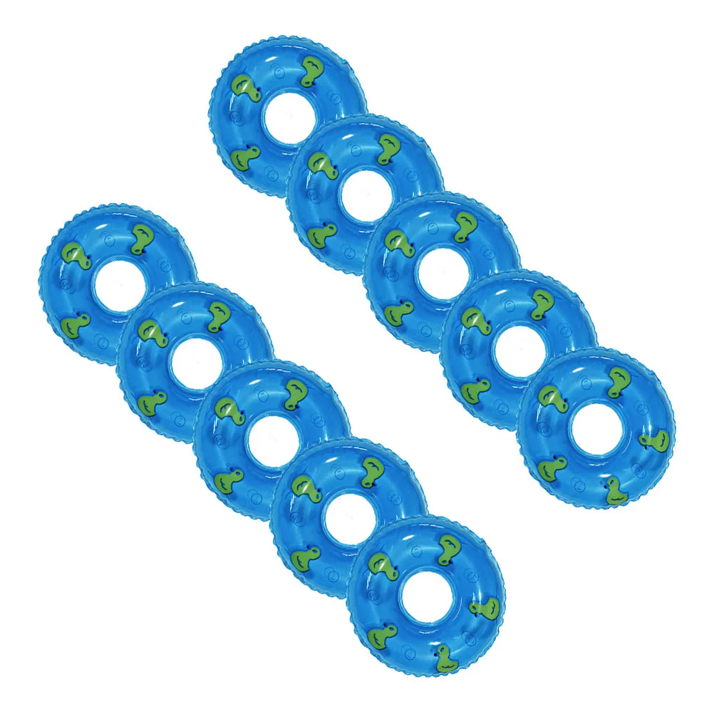 

10pcs Miniature Swim Rings Bright Color Lovely Small Ornaments For Mini House Decors Desktop s Playroom Cartoon Pool Gift