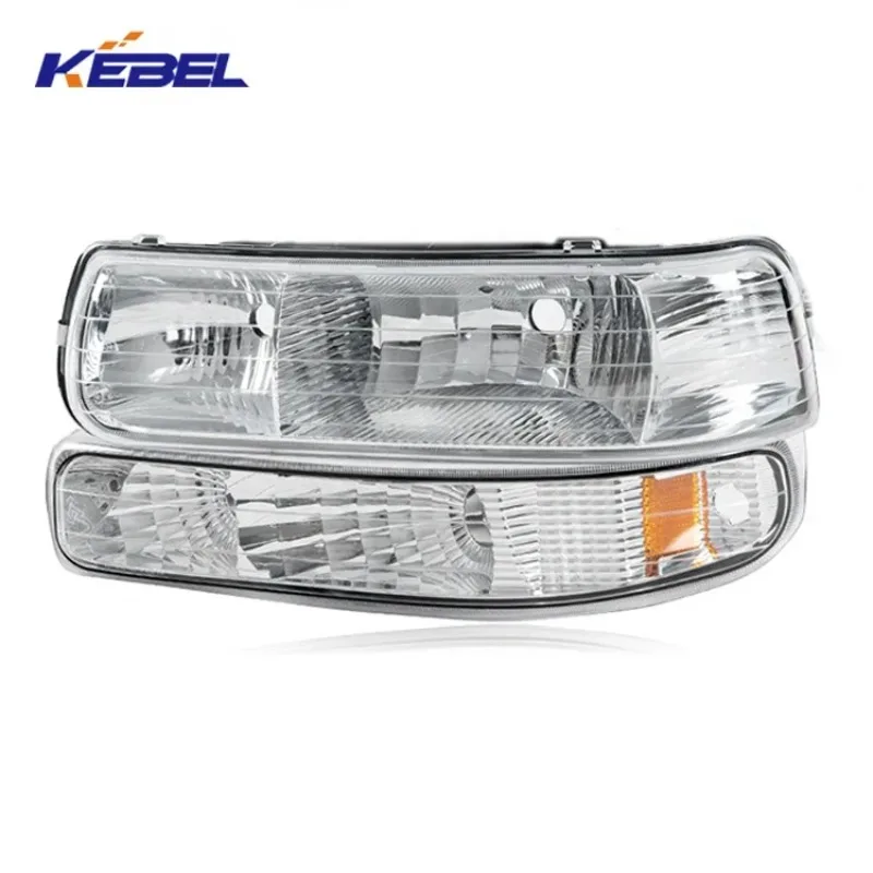 Kebel Car Lighting Systems Auto Head Lights Good Quality Car Headlamp for Chevrolet Silverado 1999 2000 2001 2002