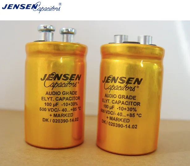 1pcs/lot Denmark Jensen 100uf 500v 35X55MM Electrolytic capacitor original handicraft free shipping