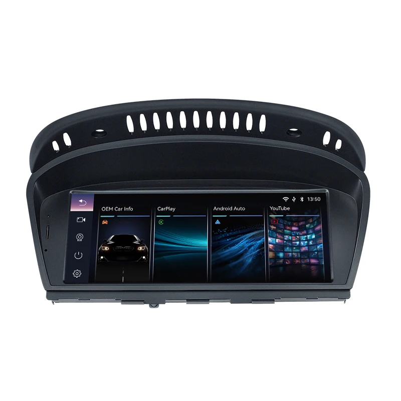Bonroad 8.8" draadloze CarPlay Android Auto multimediasysteem autoradio voor BMW 5/3 Serie CCC CIC systeem E60 E61 E62 E63 E90 E91 E92 - afbeelding 2