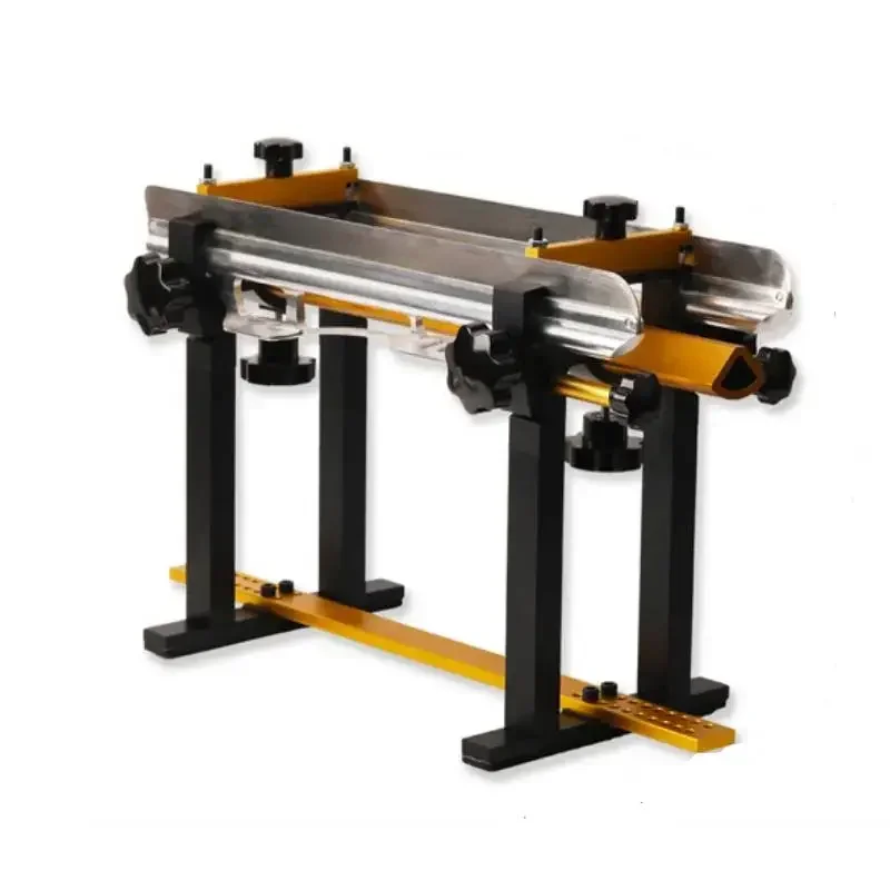 Professional Aluminum Alloy Speed Skate Sharpening Jig Stable Precision Ice Blade Stand for Long Short Track Maintenance Tool