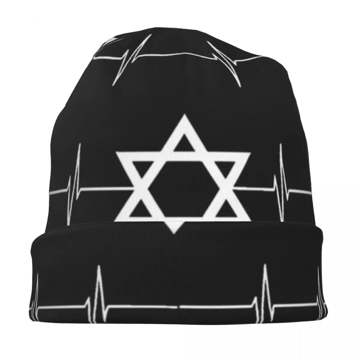 Israel Star Of David Cap Israeli Jerusalem Flag Banner Men Women Street Skullies Beanies Hat Spring Warm Thermal Elastic Bonnet