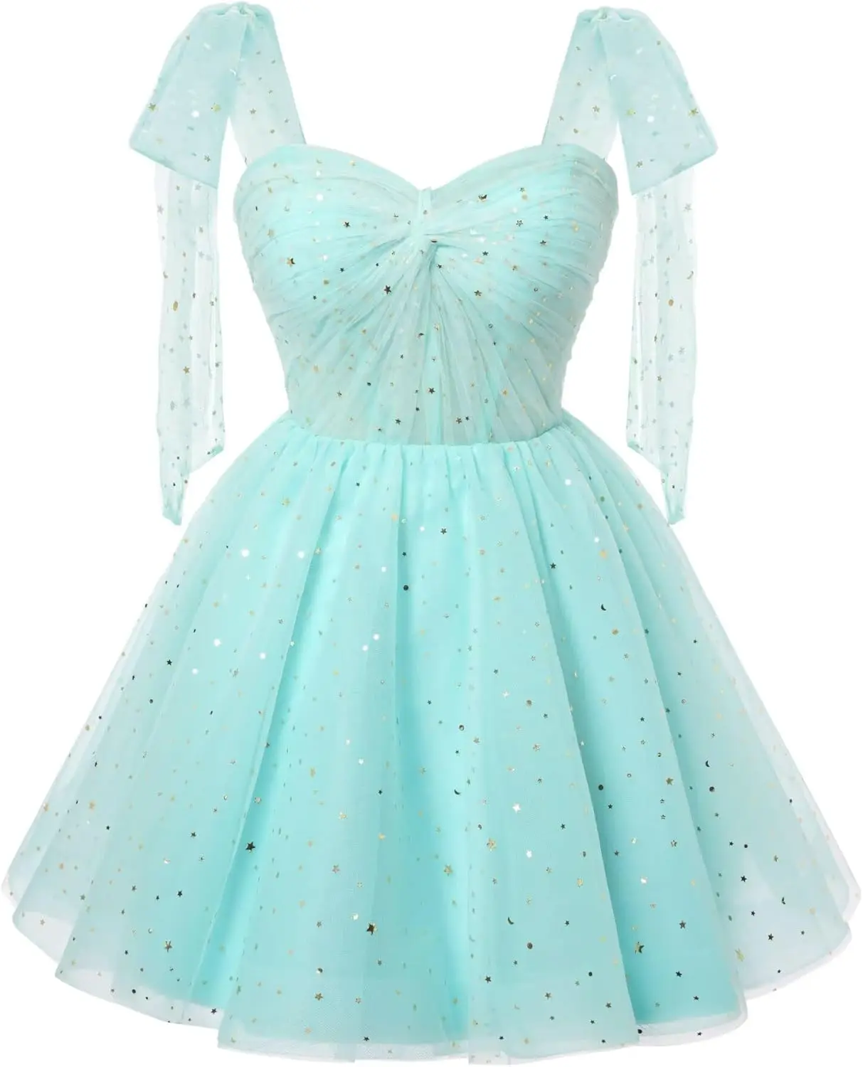 

Блестящие тюлевые платья для выпускного вечера для подростков 2026, короткие коктейльные платья А-силуэта, вечерние платья для коктейльных вечеринок