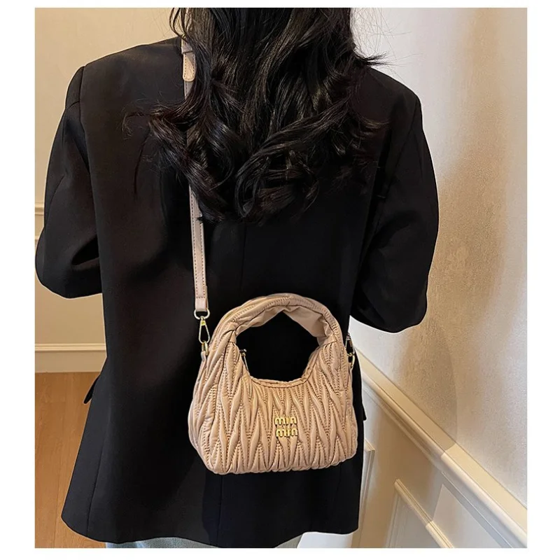 

Женские сумки из овчины из овчины с классическим парижским повседневным винтажным аккуратным легким повседневным эффектом ​