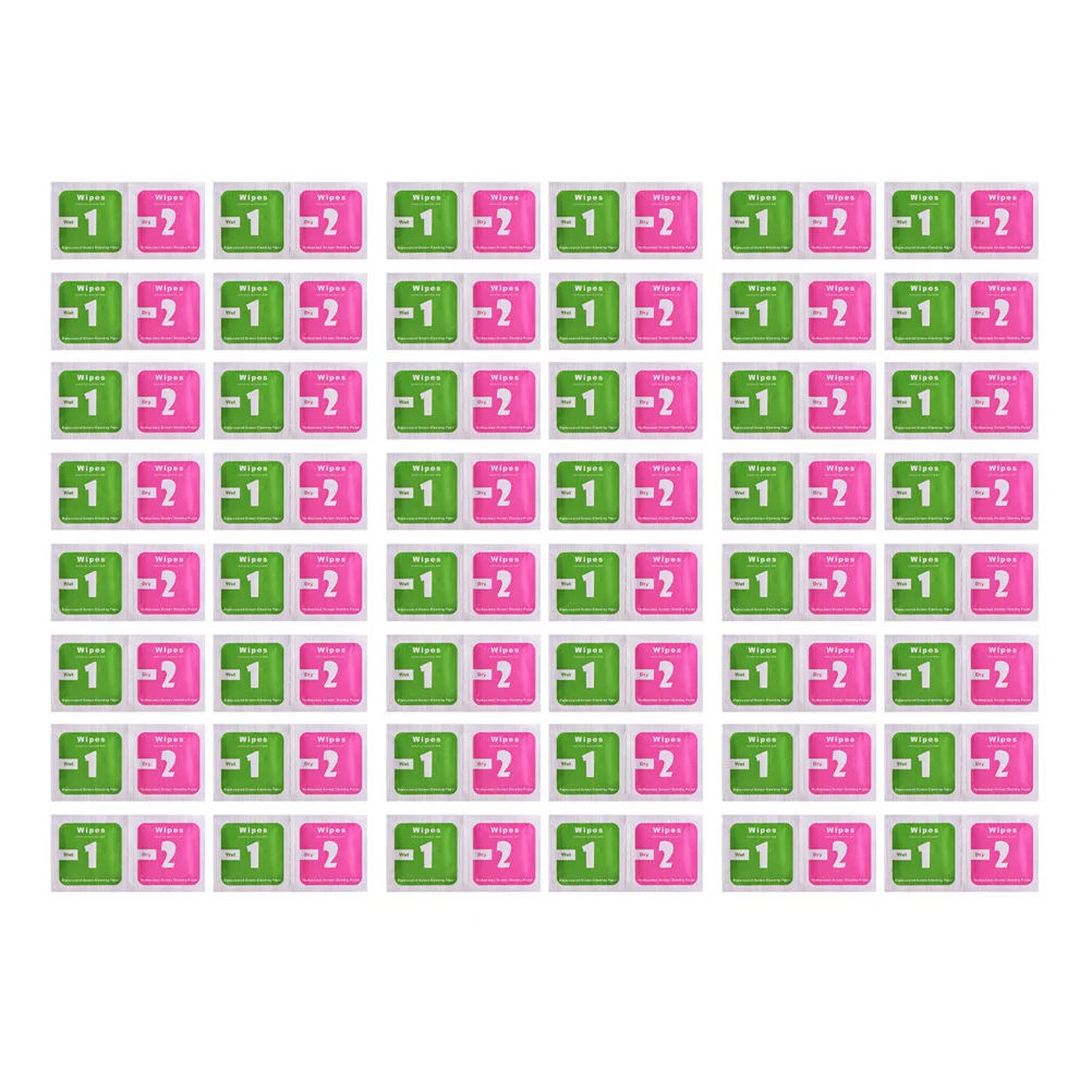 

200Pcs Screen Cleaning Cloth Set Premium Wet Dry Microfiber Towels for Smartphones Laptops Tablets Glasses Optics Cleaning Kit