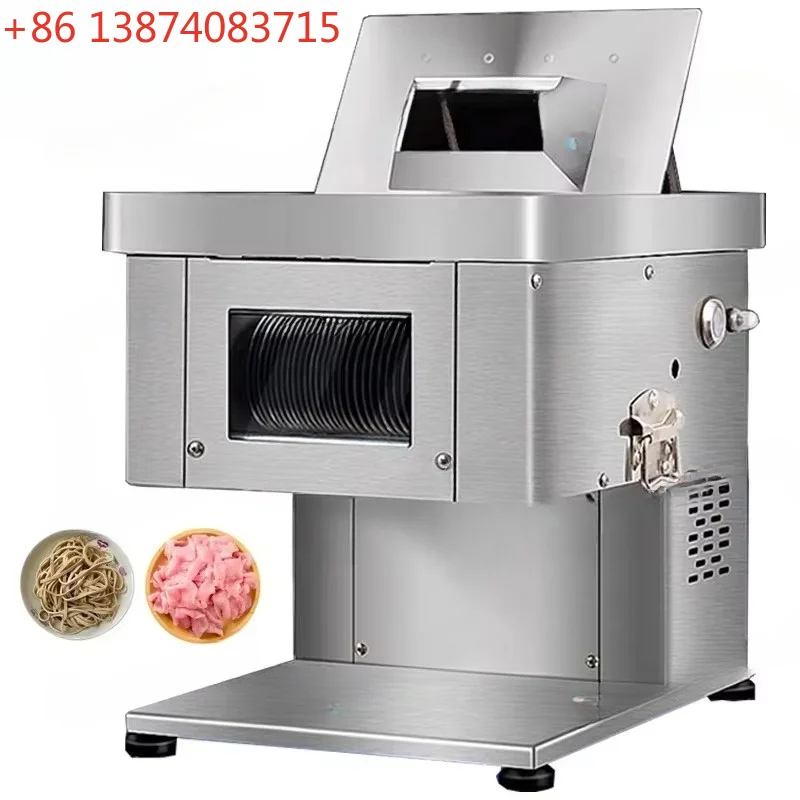 Electric Meat Slicer Shredder Cutter with Detachable Blades, Stainless Steel Meat Chopper for Fresh Pork Beef