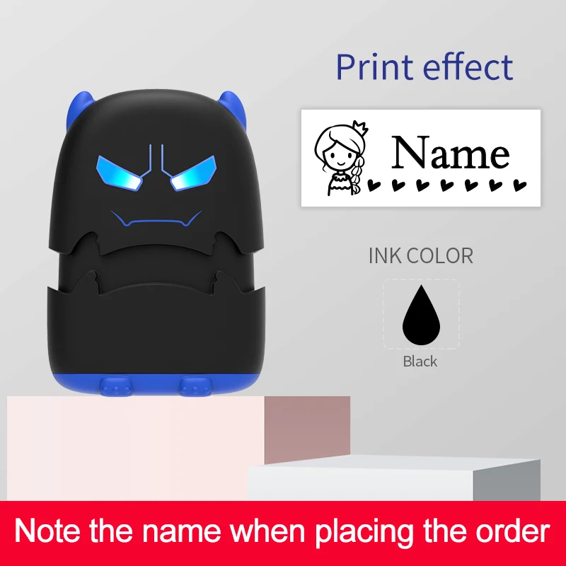 Benutzerdefiniertes Cartoon-Baby-Namenstempel-Set – wiederverwendbar für Baumwoll-/Modal-Kleidung und Schultaschen, ungiftige, wasserfeste Tintenversiegelung
