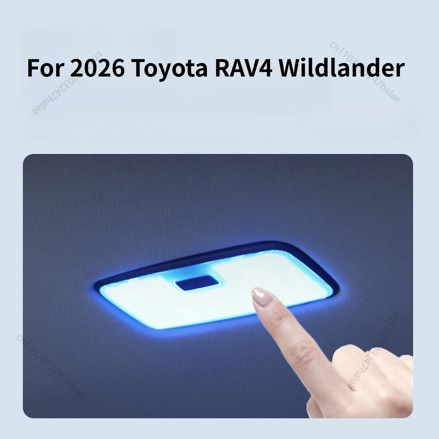 3rd Row Rear Reading Light, Interior Roof Dome Light, Car Ceiling LED Lamp Upgrade Retrofit Kit For 2026 Toyota RAV4 Wildlander