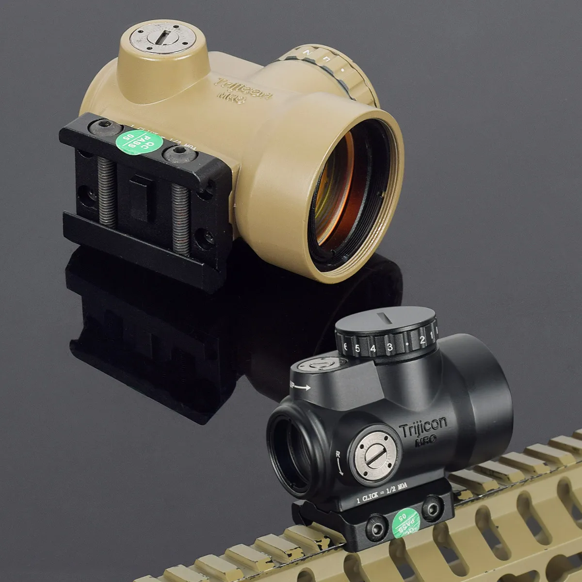 Imagem -05 - Trijicon-mro Holográfico Escopo Ponto Vermelho Rmr Reflex Optics Ajuste Riflescope Picatinny Rail Caça Airsoft Rifle